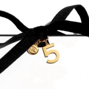 Authentic CHANEL Double Charm 5 Pendant